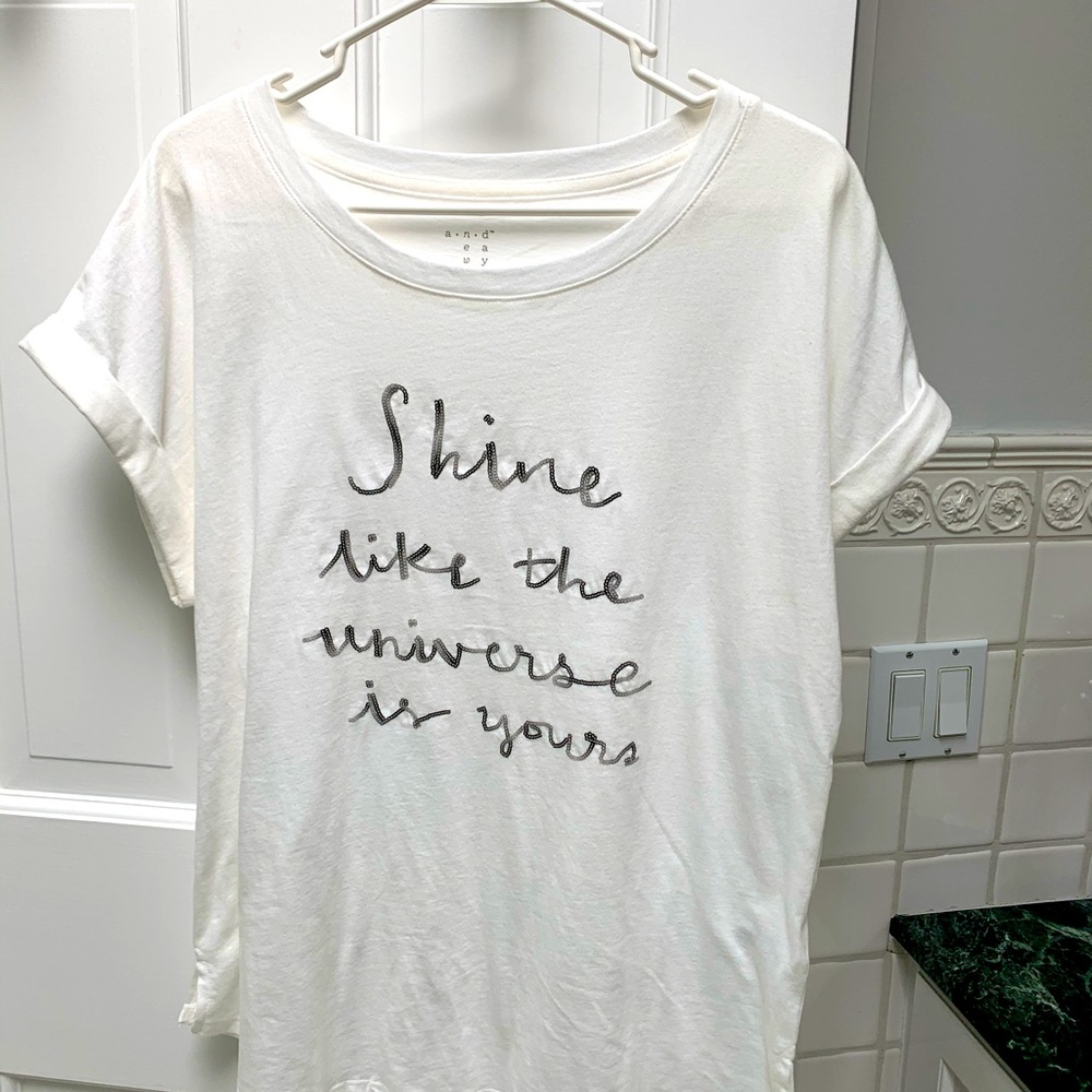 Cute white baby t shirt